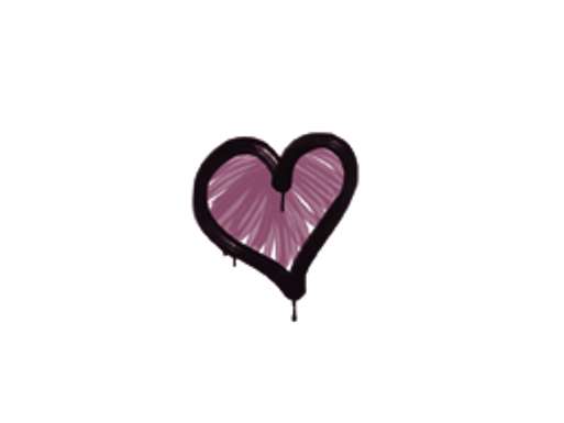 Sealed Graffiti | Heart (Princess Pink)
