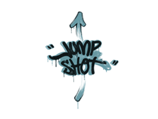 Sealed Graffiti | Jump Shot (Wire Blue)
