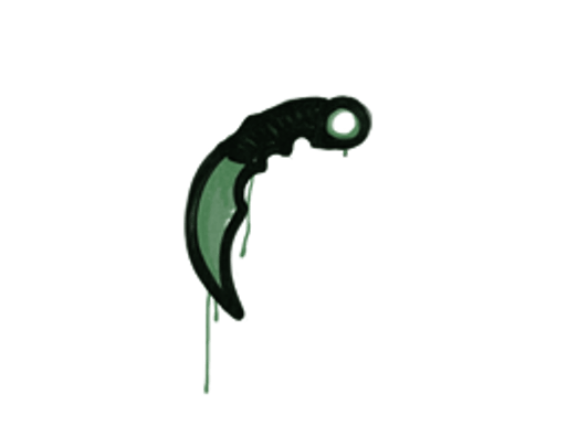Sealed Graffiti | Karambit (Jungle Green)