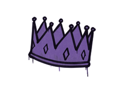 Sealed Graffiti | King Me (Monster Purple)