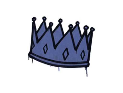Sealed Graffiti | King Me (SWAT Blue)