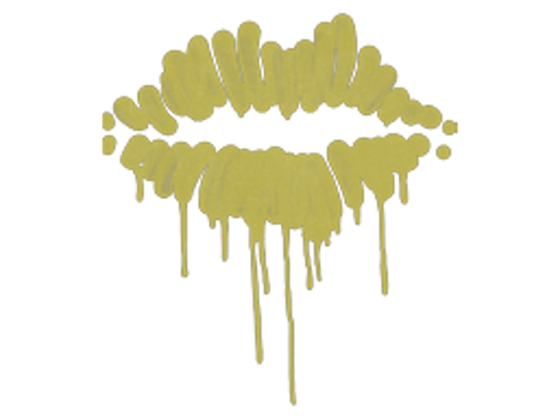 Sealed Graffiti | Kiss (Tracer Yellow)