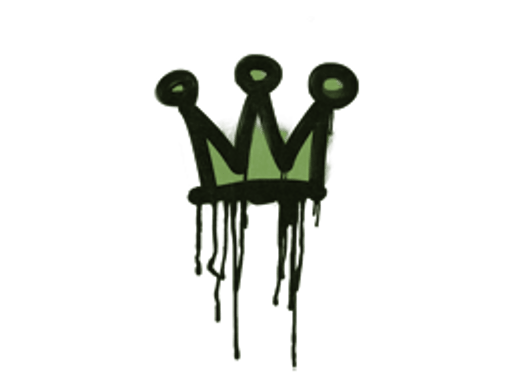 Sealed Graffiti | Little Crown (Battle Green)