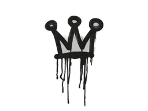 Sealed Graffiti | Little Crown (Shark White)