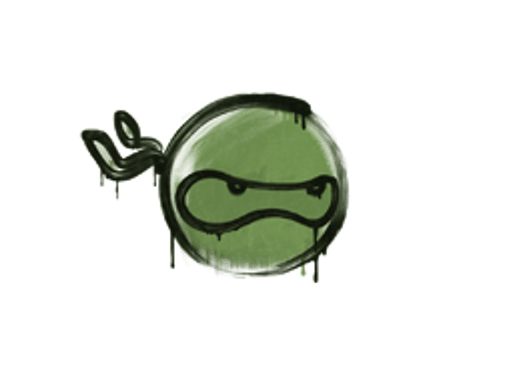 Sealed Graffiti | Ninja (Battle Green)