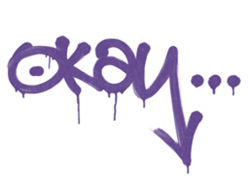 Sealed Graffiti | Okay (Monster Purple)