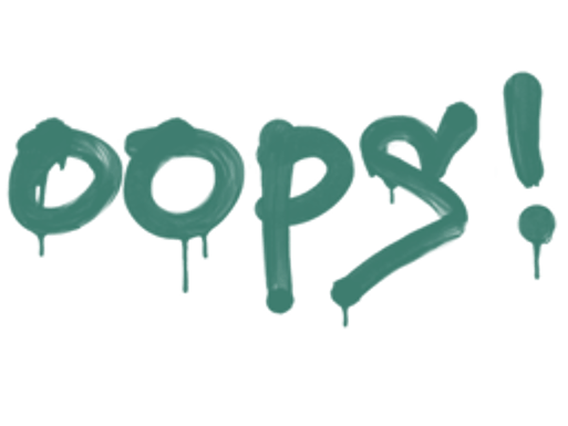 Sealed Graffiti | Oops (Frog Green)