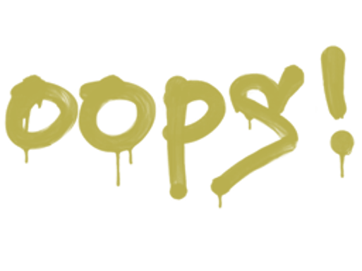 Sealed Graffiti | Oops (Tracer Yellow)