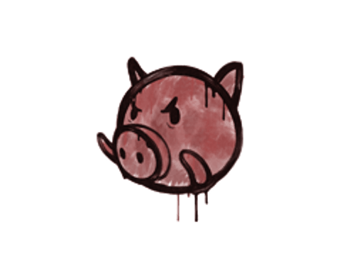 Sealed Graffiti | Piggles (Blood Red)