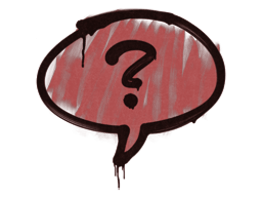Sealed Graffiti | Question Mark (Blood Red)
