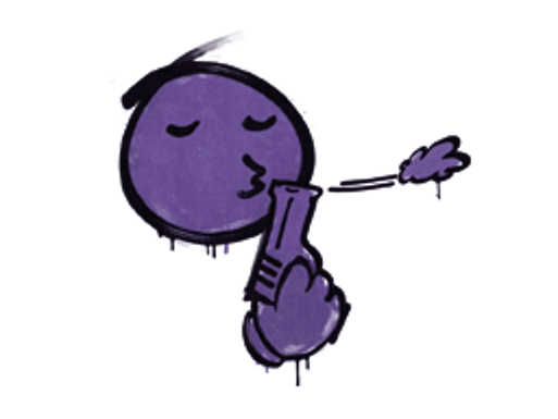 Sealed Graffiti | Quickdraw (Monster Purple)