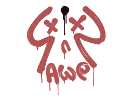 Sealed Graffiti | Recoil AWP (Blood Red)