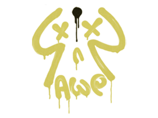 Sealed Graffiti | Recoil AWP (Tracer Yellow)