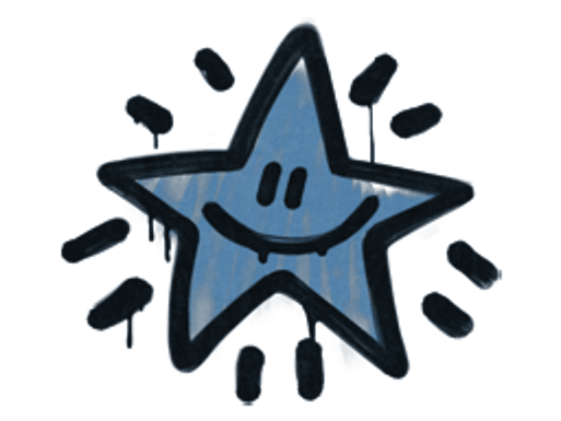Sealed Graffiti | Shining Star (Monarch Blue)
