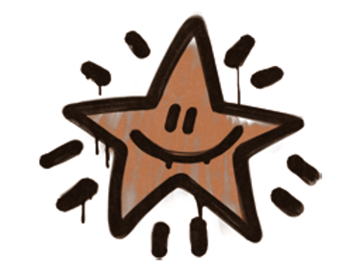Sealed Graffiti | Shining Star (Tiger Orange)