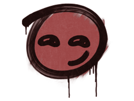 Sealed Graffiti | Smirk (Blood Red)
