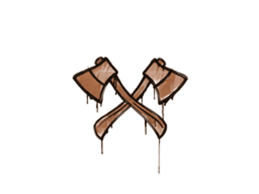 Sealed Graffiti | X-Axes (Tiger Orange)