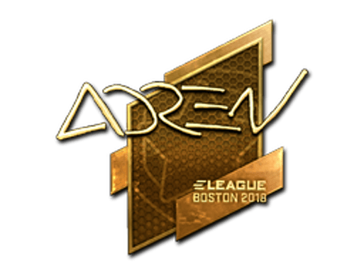 Sticker | AdreN (Gold) | Boston 2018