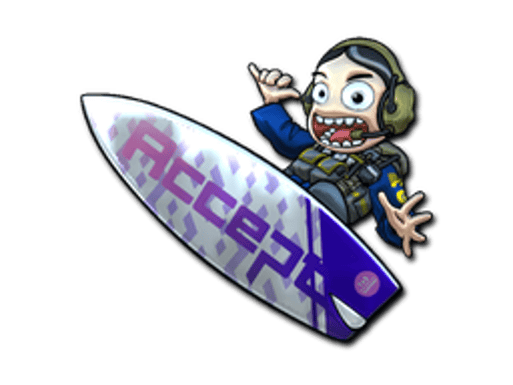 Sticker | Akihabara Accept Surf Ava (Foil)
