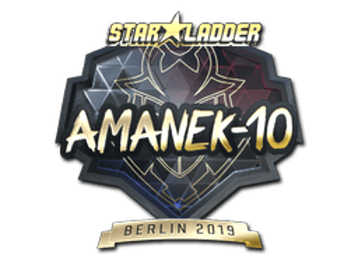 Sticker | AmaNEk (Gold) | Berlin 2019