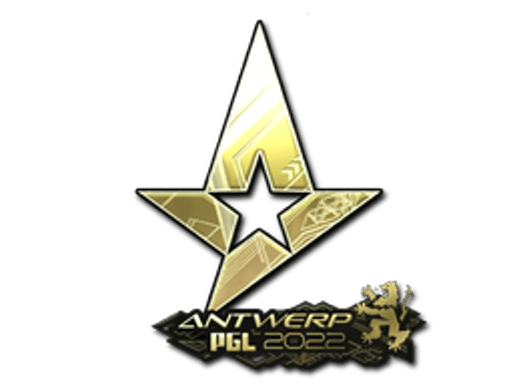 Sticker | Astralis (Gold) | Antwerp 2022