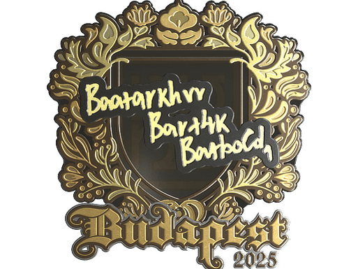 Sticker | Bart4k (Gold) | Budapest 2025