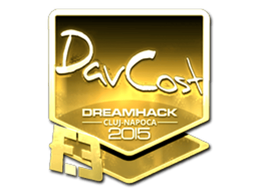 Sticker | DavCost (Gold) | Cluj-Napoca 2015
