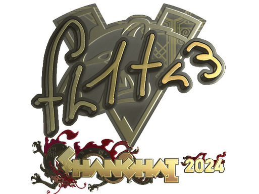 Sticker | FL1T (Gold) | Shanghai 2024