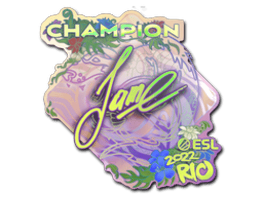 Sticker | Jame (Holo, Champion) | Rio 2022