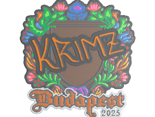 Sticker | KRIMZ (Embroidered) | Budapest 2025