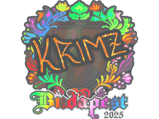 Sticker | KRIMZ (Holo) | Budapest 2025