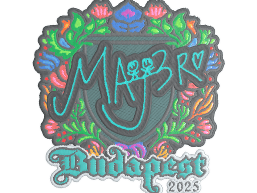 Sticker | MAJ3R (Embroidered) | Budapest 2025