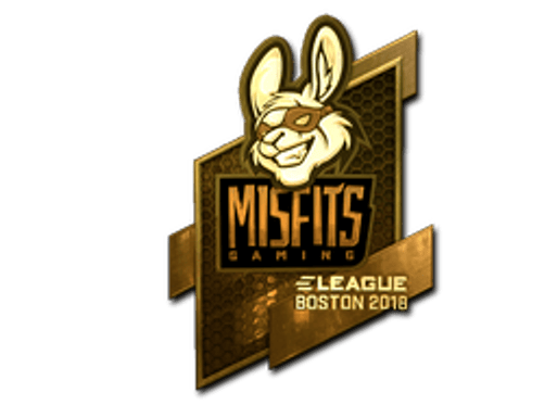 Sticker | Misfits Gaming (Gold) | Boston 2018