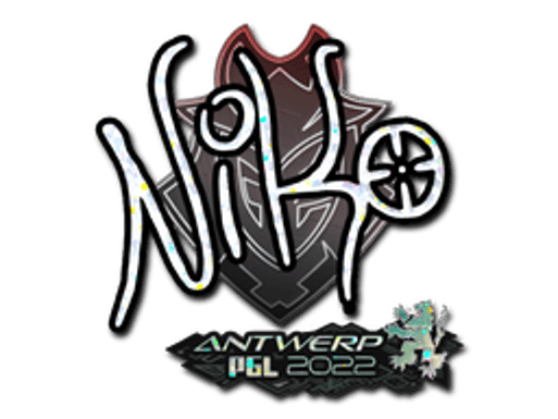 Sticker | NiKo (Glitter) | Antwerp 2022