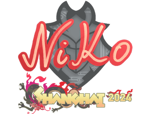 Sticker | NiKo | Shanghai 2024