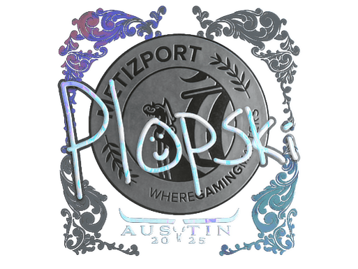 Sticker | Plopski (Holo) | Austin 2025