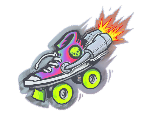 Sticker | Rocket Skates (Holo)