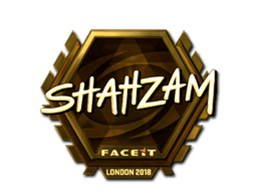 Sticker | ShahZaM (Gold) | London 2018