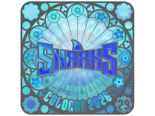 Sticker | Sharks Esports (Holo, Ranked) | Cologne 2026