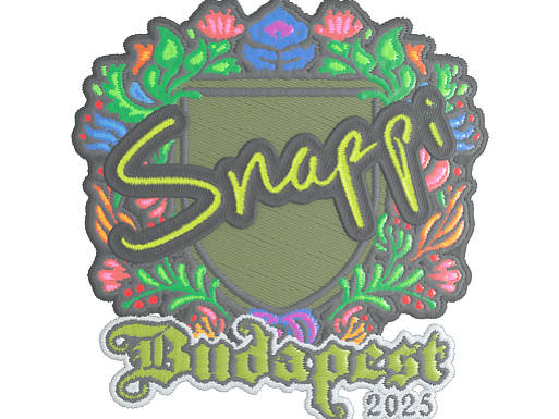 Sticker | Snappi (Embroidered) | Budapest 2025