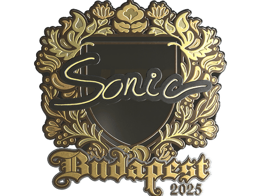 Sticker | Sonic (Gold) | Budapest 2025