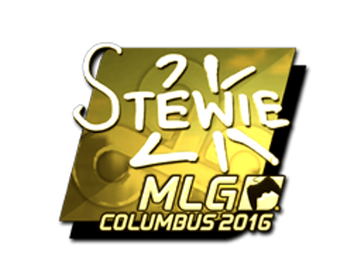Sticker | Stewie2K (Gold) | MLG Columbus 2016