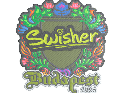 Sticker | Swisher (Embroidered) | Budapest 2025