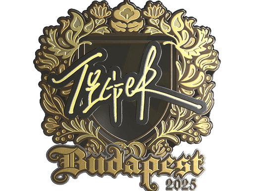 Sticker | Tiger (Gold) | Budapest 2025