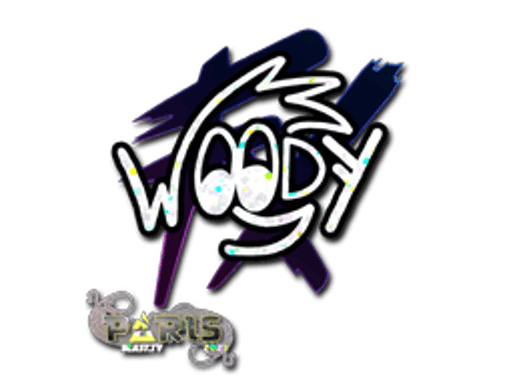 Sticker | WOOD7 (Glitter) | Paris 2023