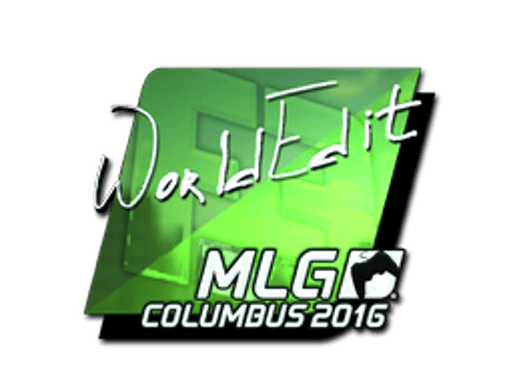 Sticker | WorldEdit (Foil) | MLG Columbus 2016