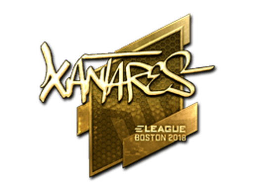 Sticker | XANTARES (Gold) | Boston 2018