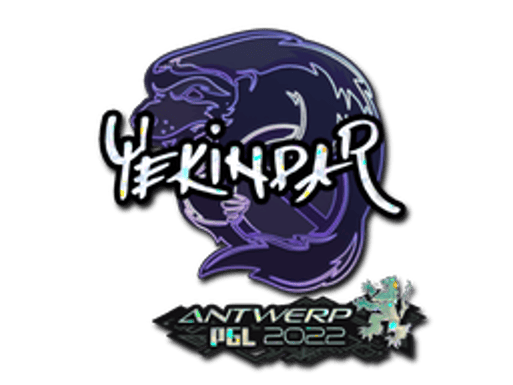 Sticker | YEKINDAR (Glitter) | Antwerp 2022