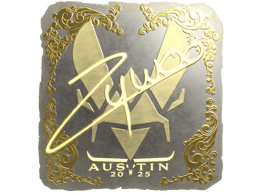 Sticker | ZywOo (Gold) | Austin 2025
