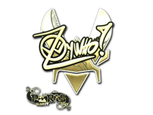 Sticker | ZywOo (Gold) | Paris 2023